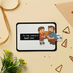 Best Dad Trophy Slider Card