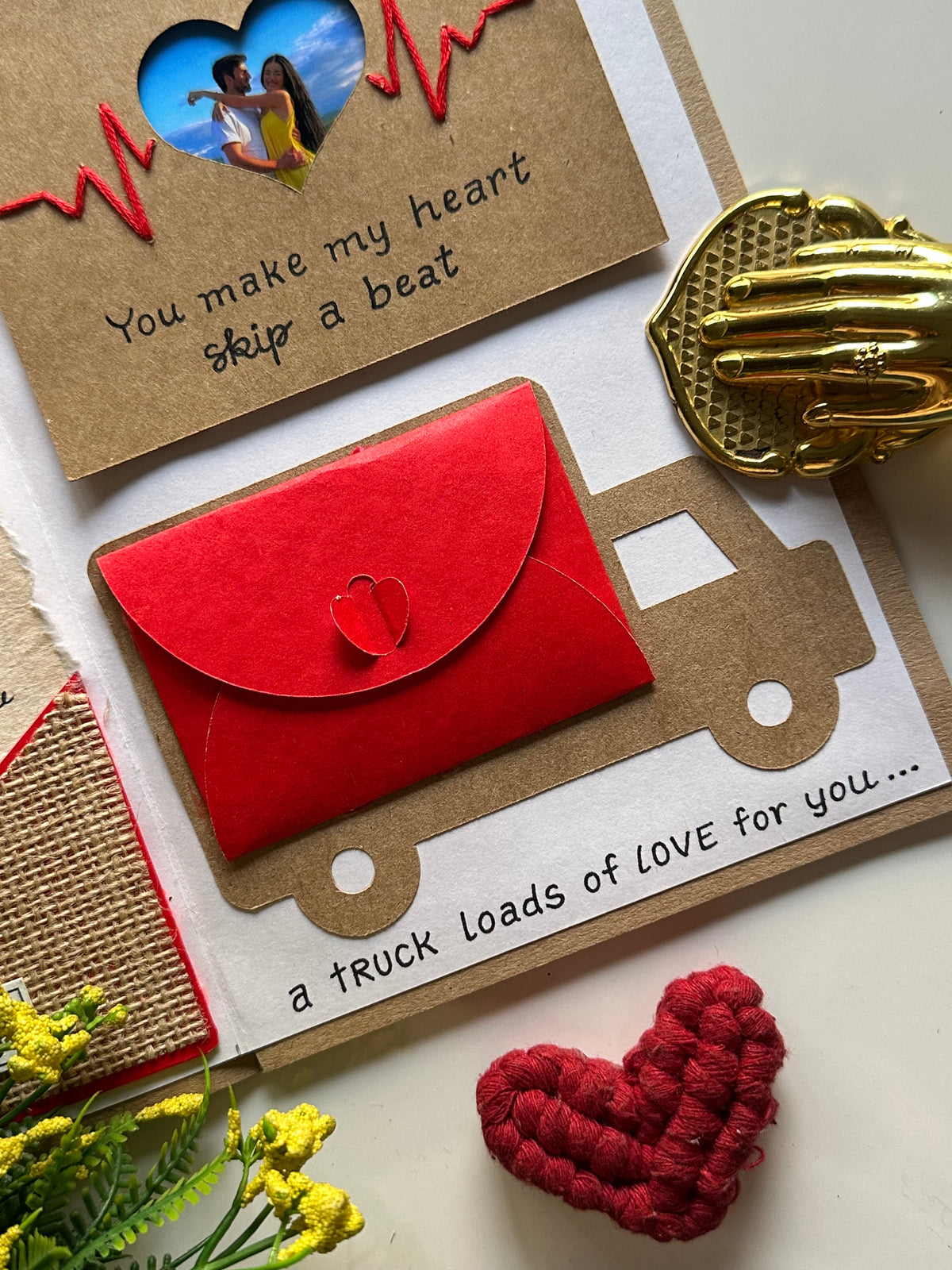 You & Me Creative Letter Card