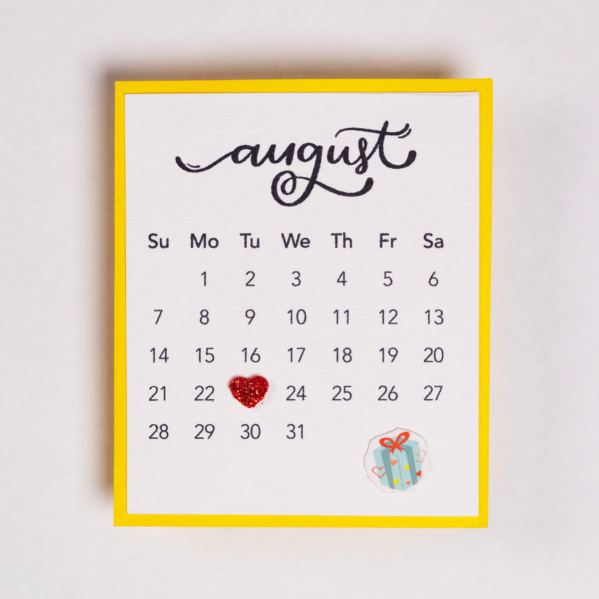 Calendar Creative Card