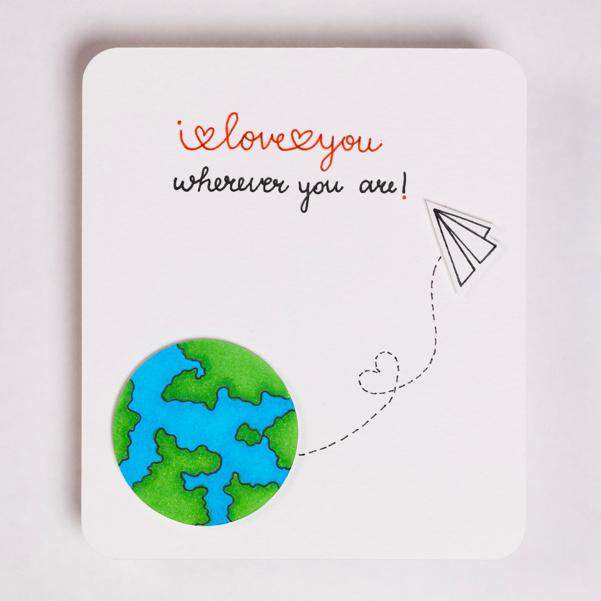 I love You Creative Card