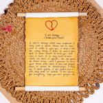 I am Sorry Vintage letter