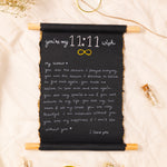 My 11:11 Wish Vintage Letter