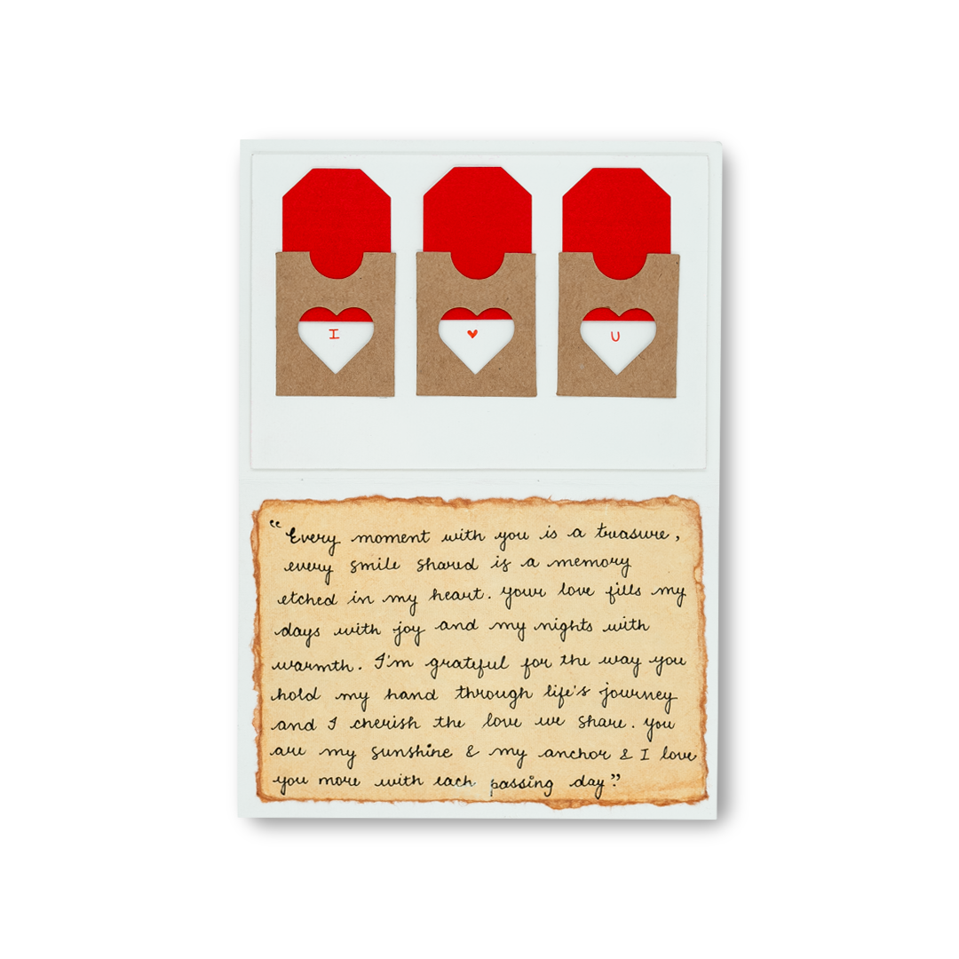 Love You Creative Card