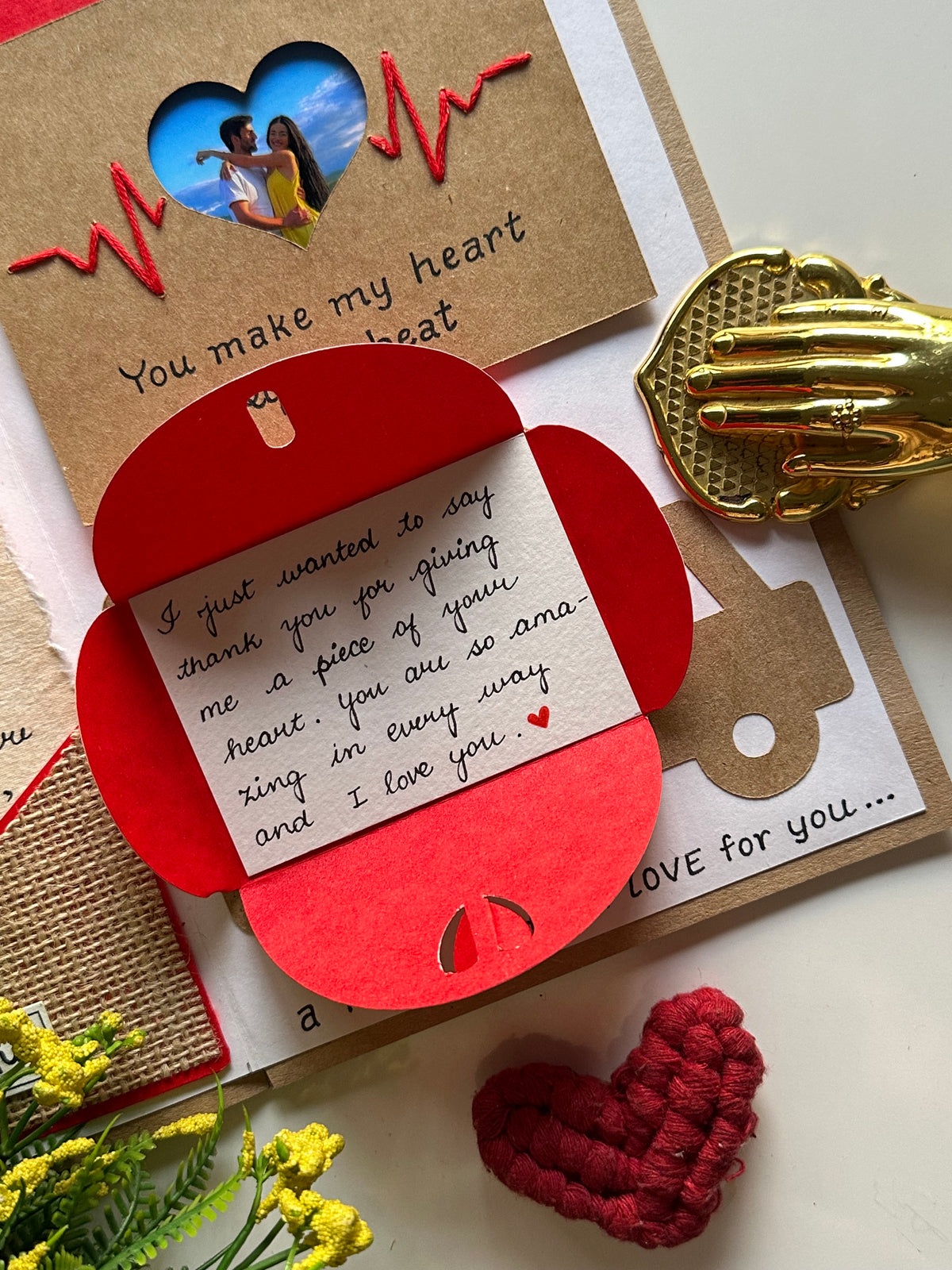 You & Me Creative Letter Card