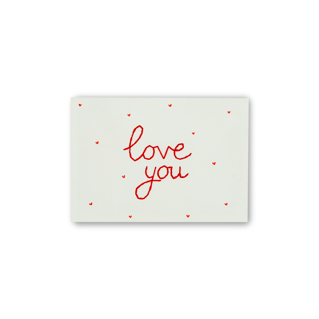 Love You Creative Card