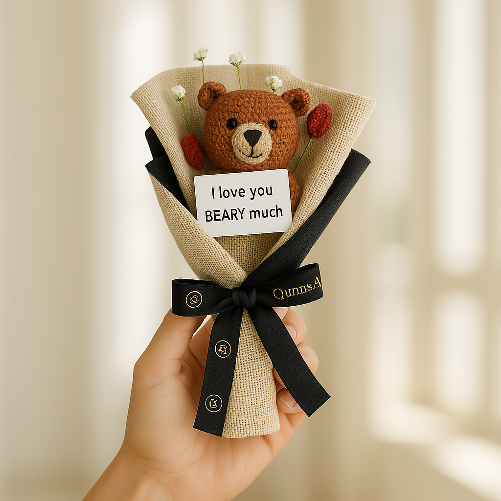 Love You Beary Much Pun Bouquet
