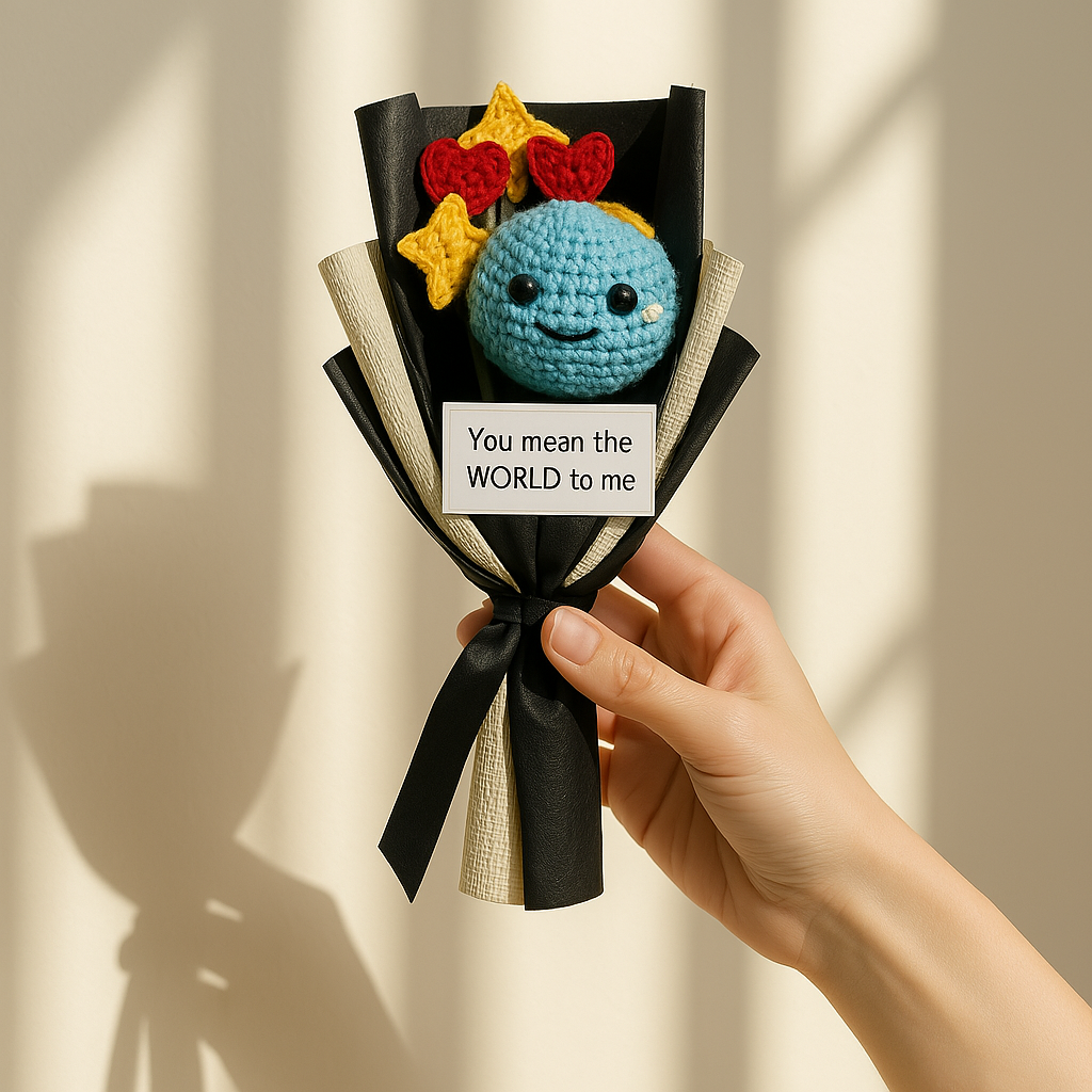 You Mean The World To Me Pun Bouquet