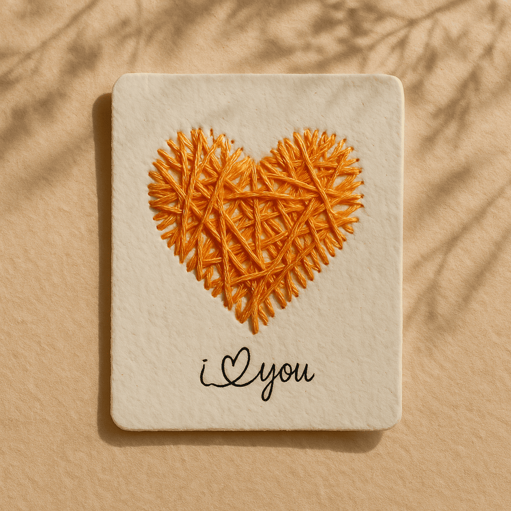 I Love YouThread Card
