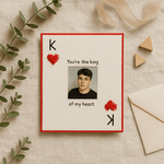 King Of My Heart Thread Card
