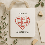 You Are A-maze-ing Thread Cards