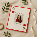 Queen Of My Heart Thread Card