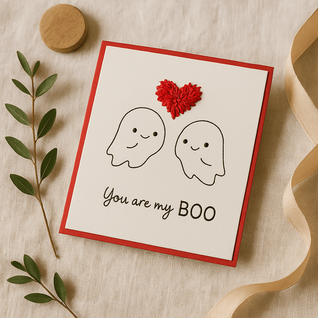 You Are My Boo Thread Card