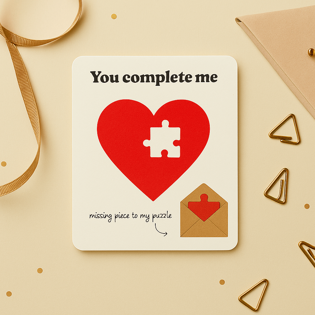 You Complete Me Card
