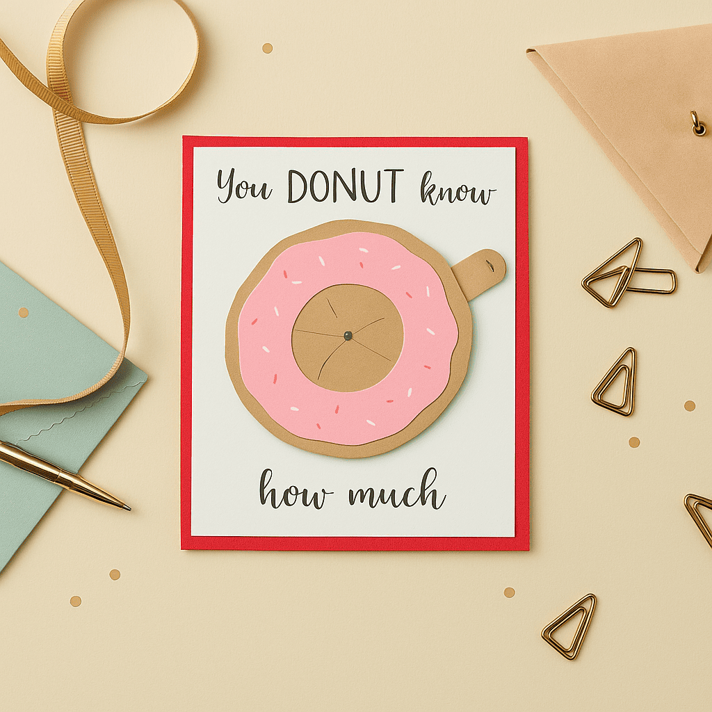 Red Donut Functional Card