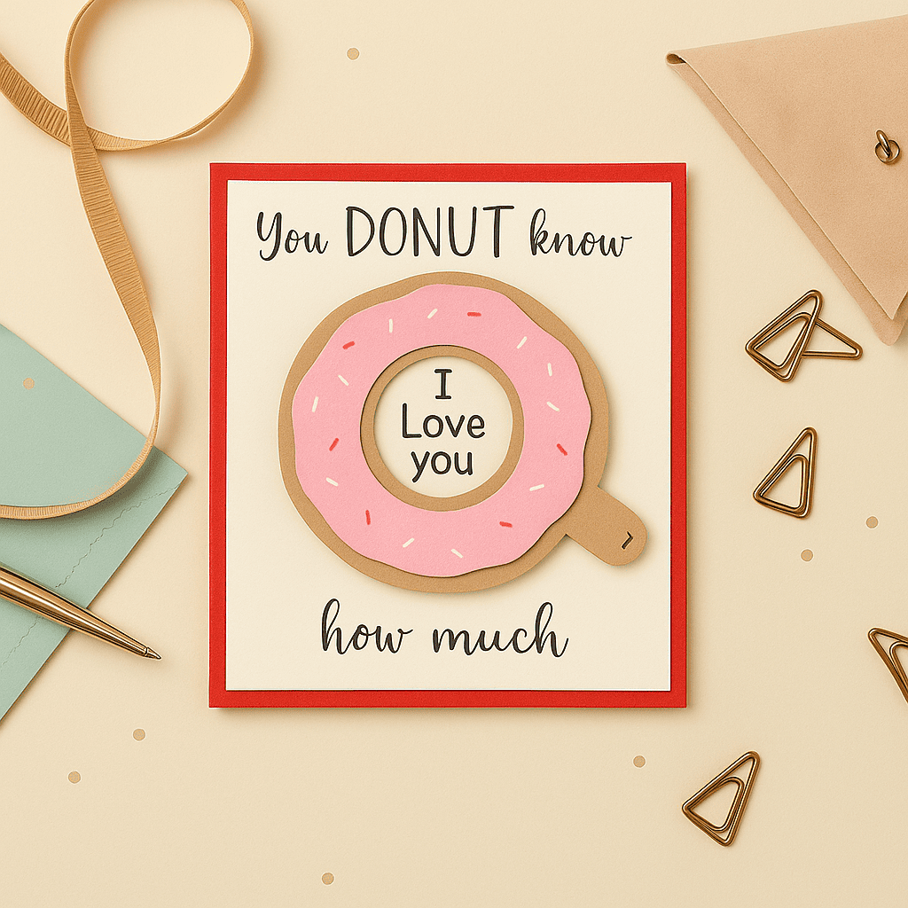 Red Donut Functional Card