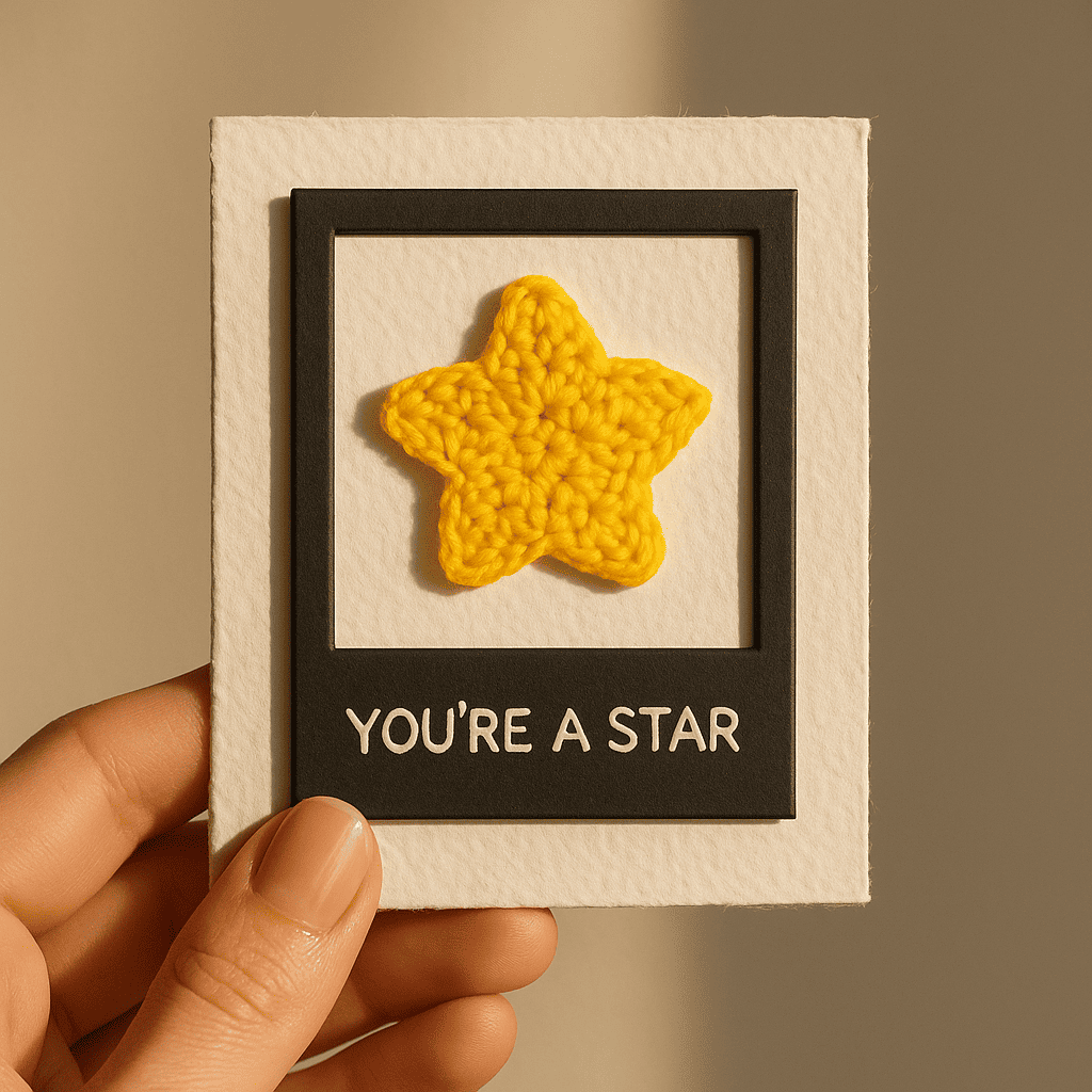 You're A Star Polaroid Card