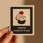 Muffin Polaroid Card
