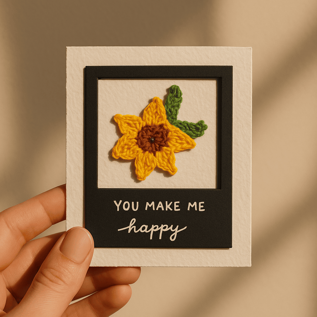 You Make Με HappyPolaroid Card
