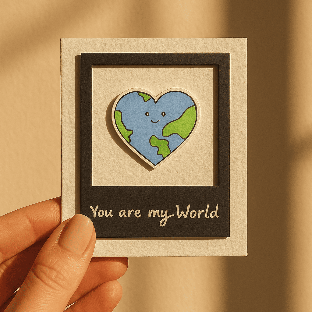 My World Polaroid Card