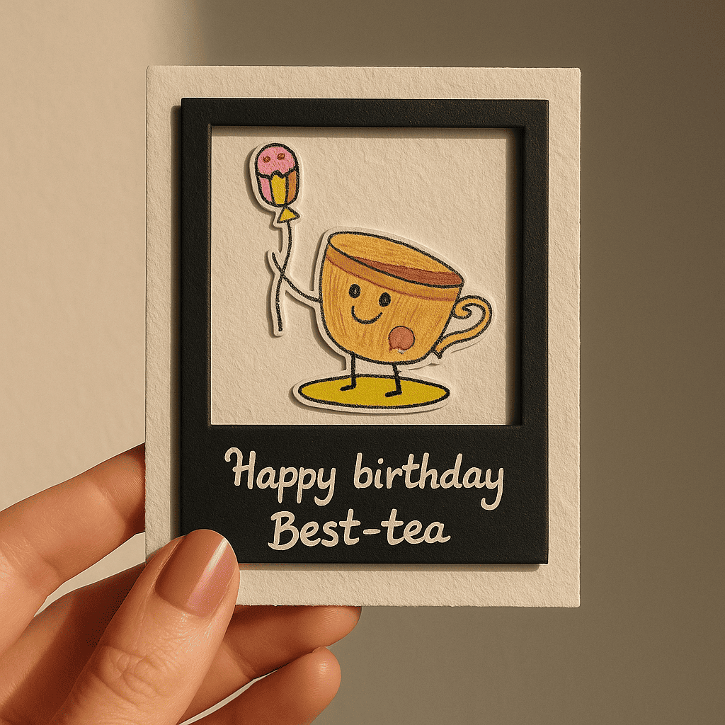 Best-tea Polaroid Card