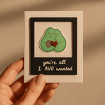 Avocado Polaroid Card