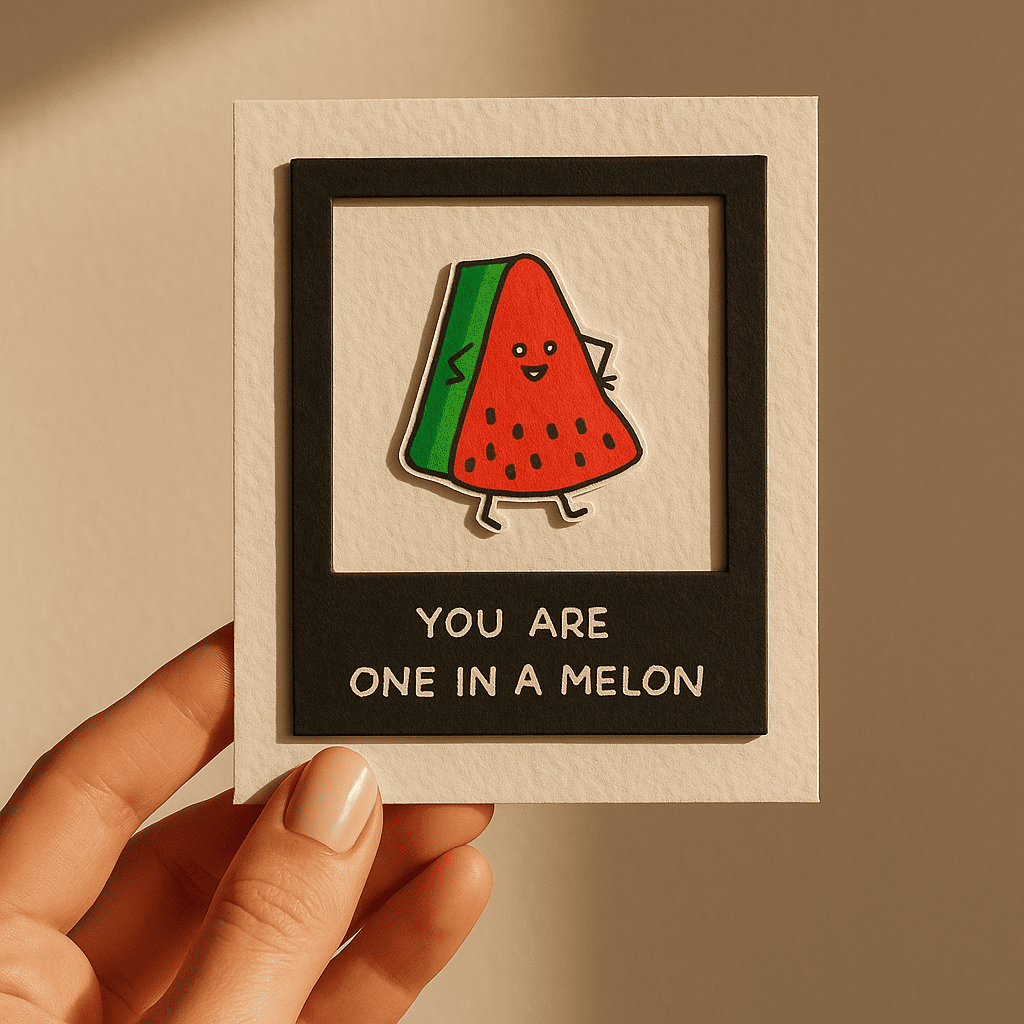 One In A MelonPolaroid Card