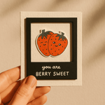 Berry SweetPolaroid Card