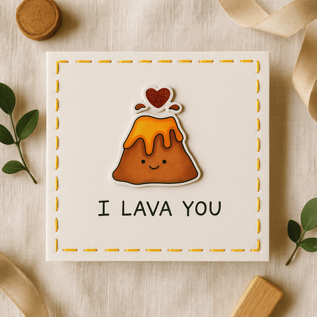 I Lava YouPun Card