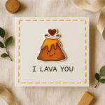 I Lava YouPun Card