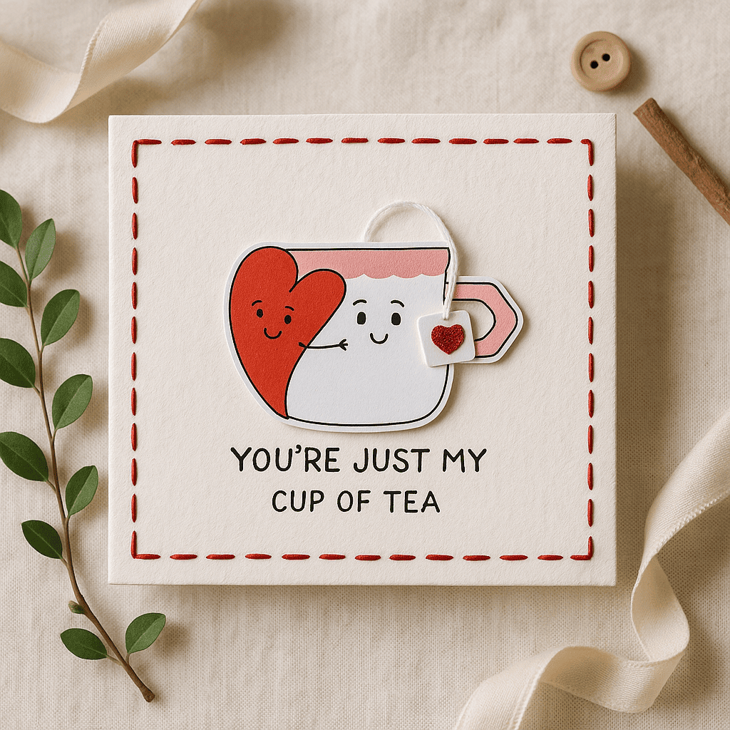 My Cup Of TeaPun Card