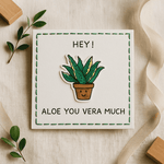 Aloe You Vera Much Pun Card