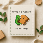 Avocado Toast Pun Card