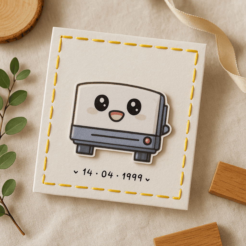 Toaster Pun Card
