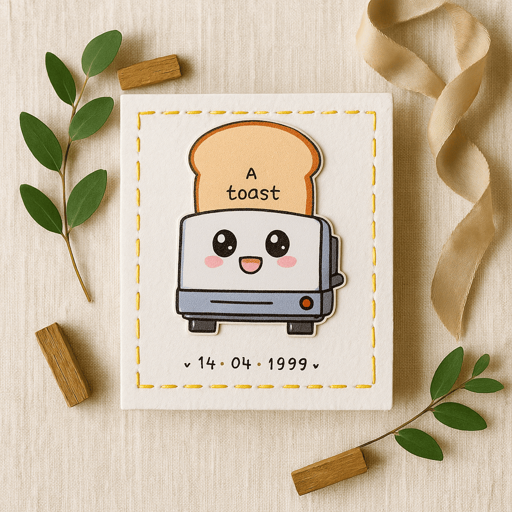 Toaster Pun Card