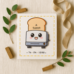 Toaster Pun Card