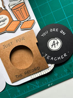 Pencil Shaped TriFold Teachers Day Card