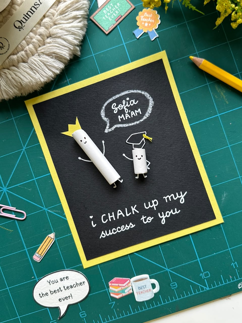 Chalk Teacher’s Day Card