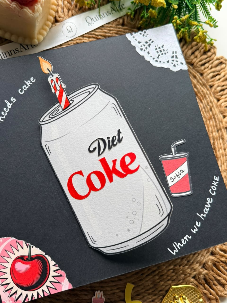 Diet Coke Birthday Card