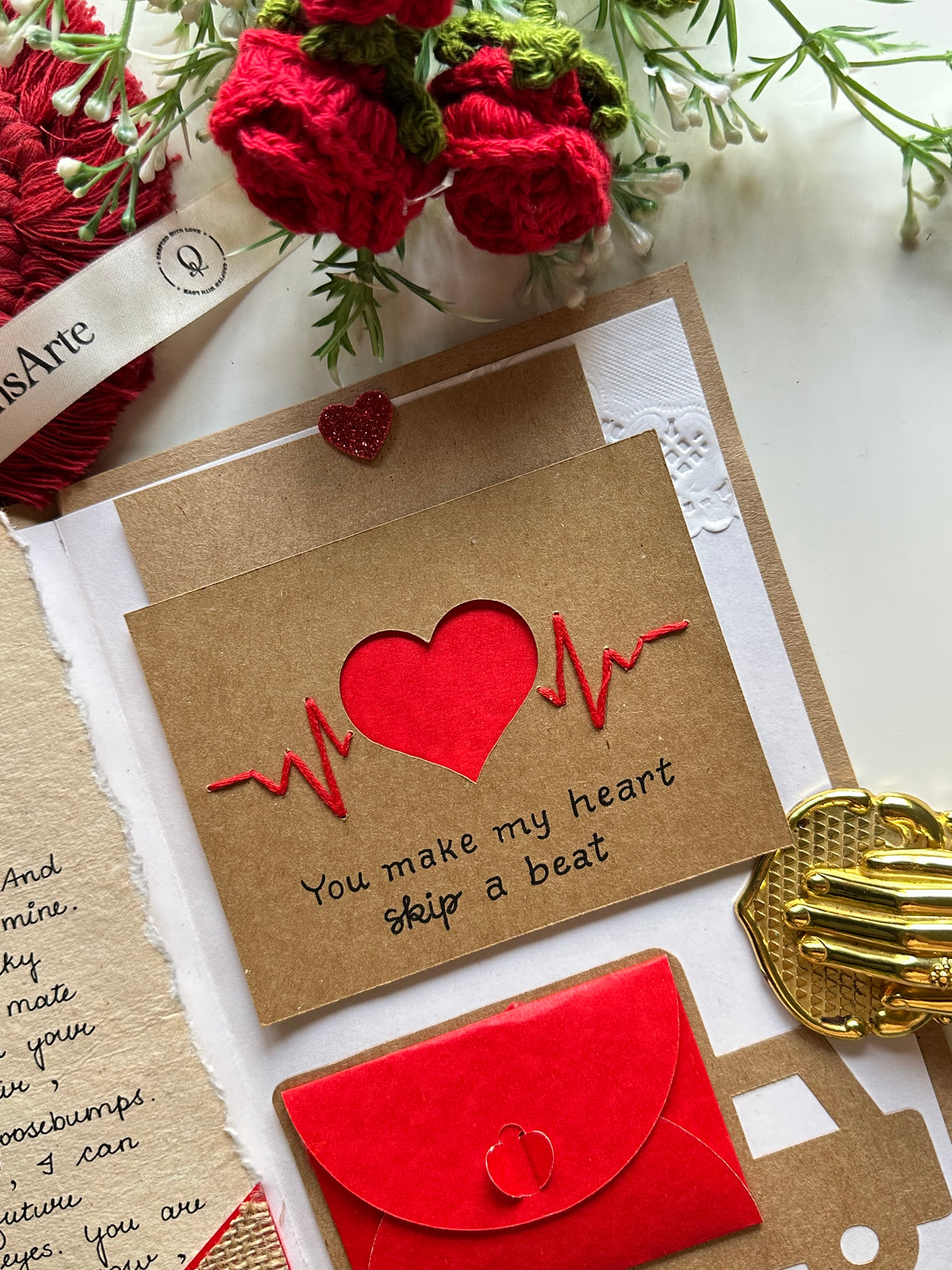 You & Me Creative Letter Card