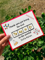 Elements Teachers Day Thread Card