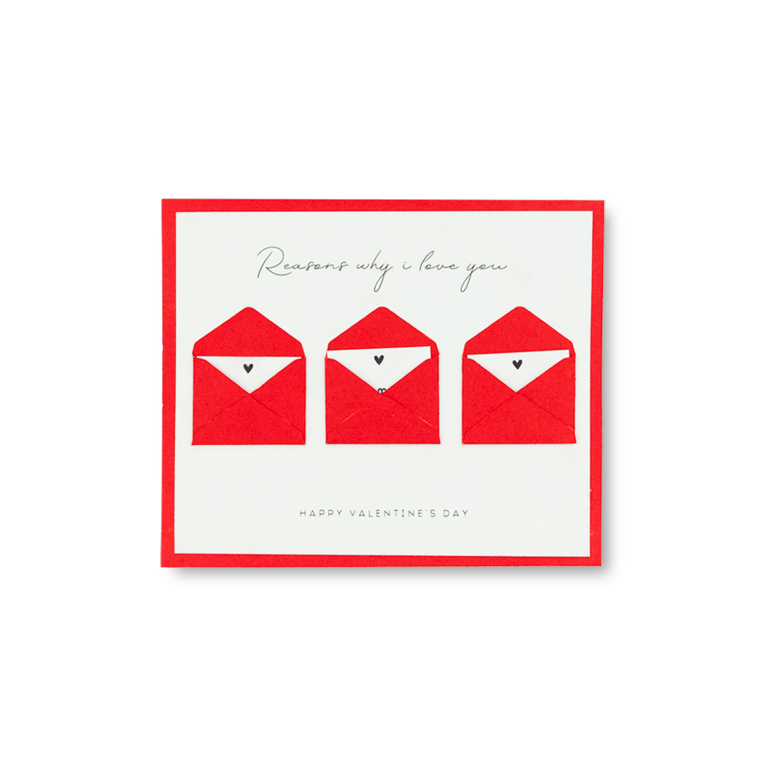 Reasons I Love You Creative Card