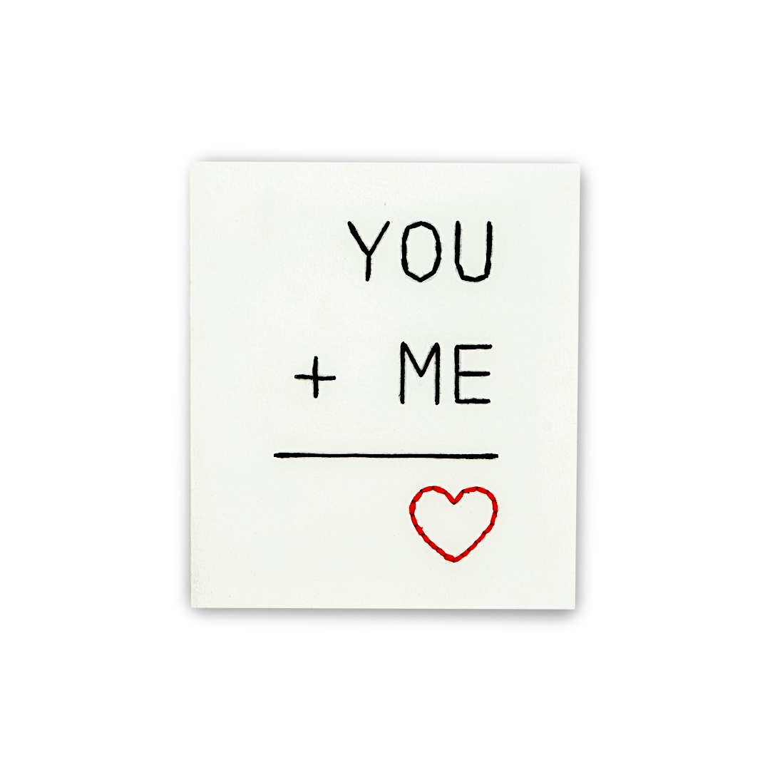 You + Me Letter Card