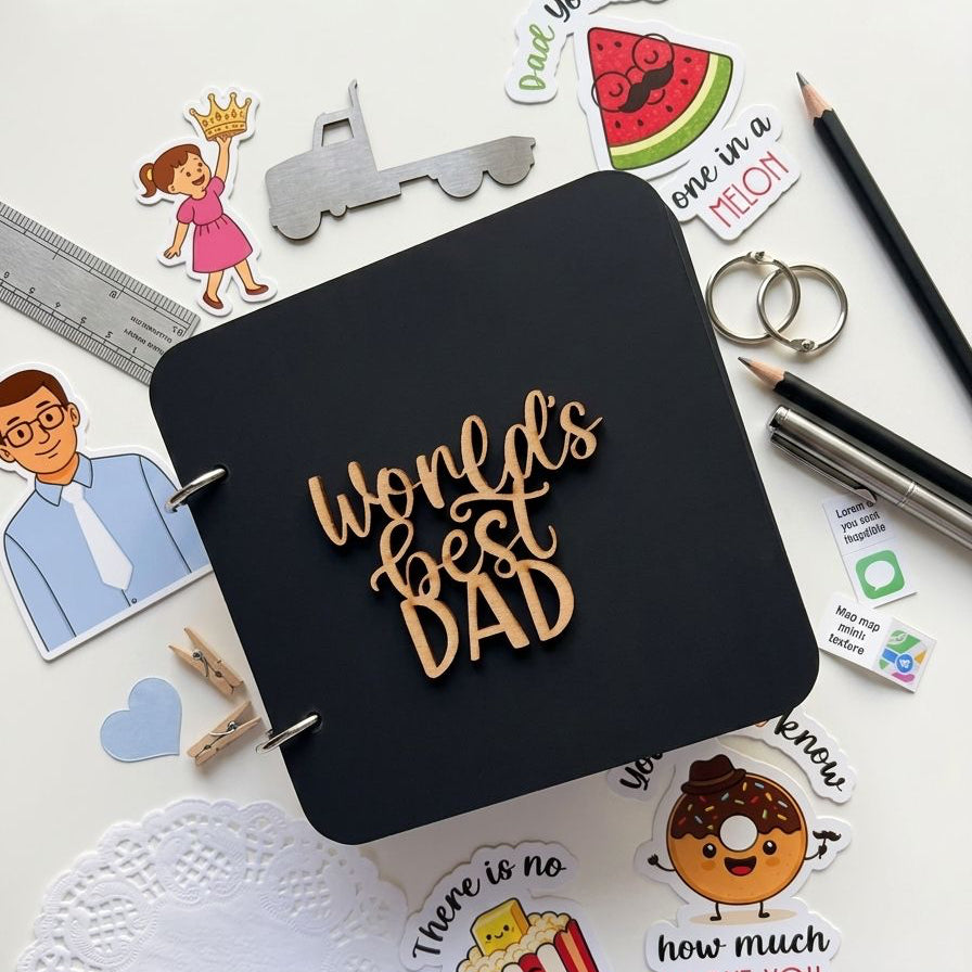 Diy Father’s Day Scrapbook Kit