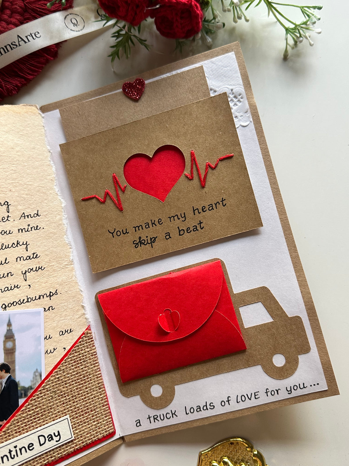 You & Me Creative Letter Card