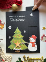 Snowman Christmas Slider Card