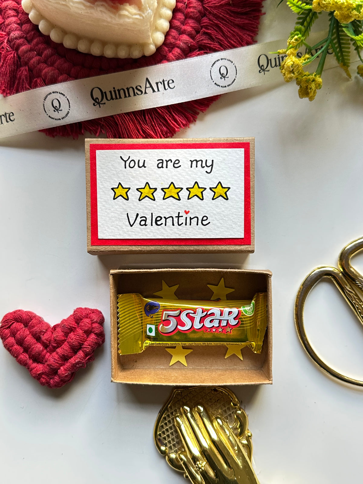 5 Star Valentine Matchbox