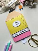 Teacher’s Day Pencil Slider Card