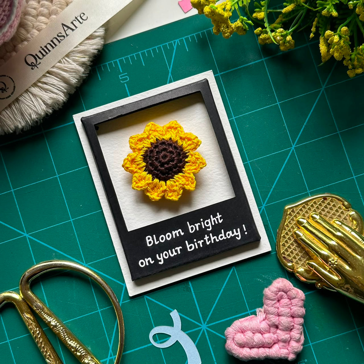 Bloom Bright Polaroid Card