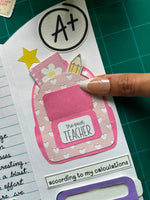 Teachers Day Tri Fold Card