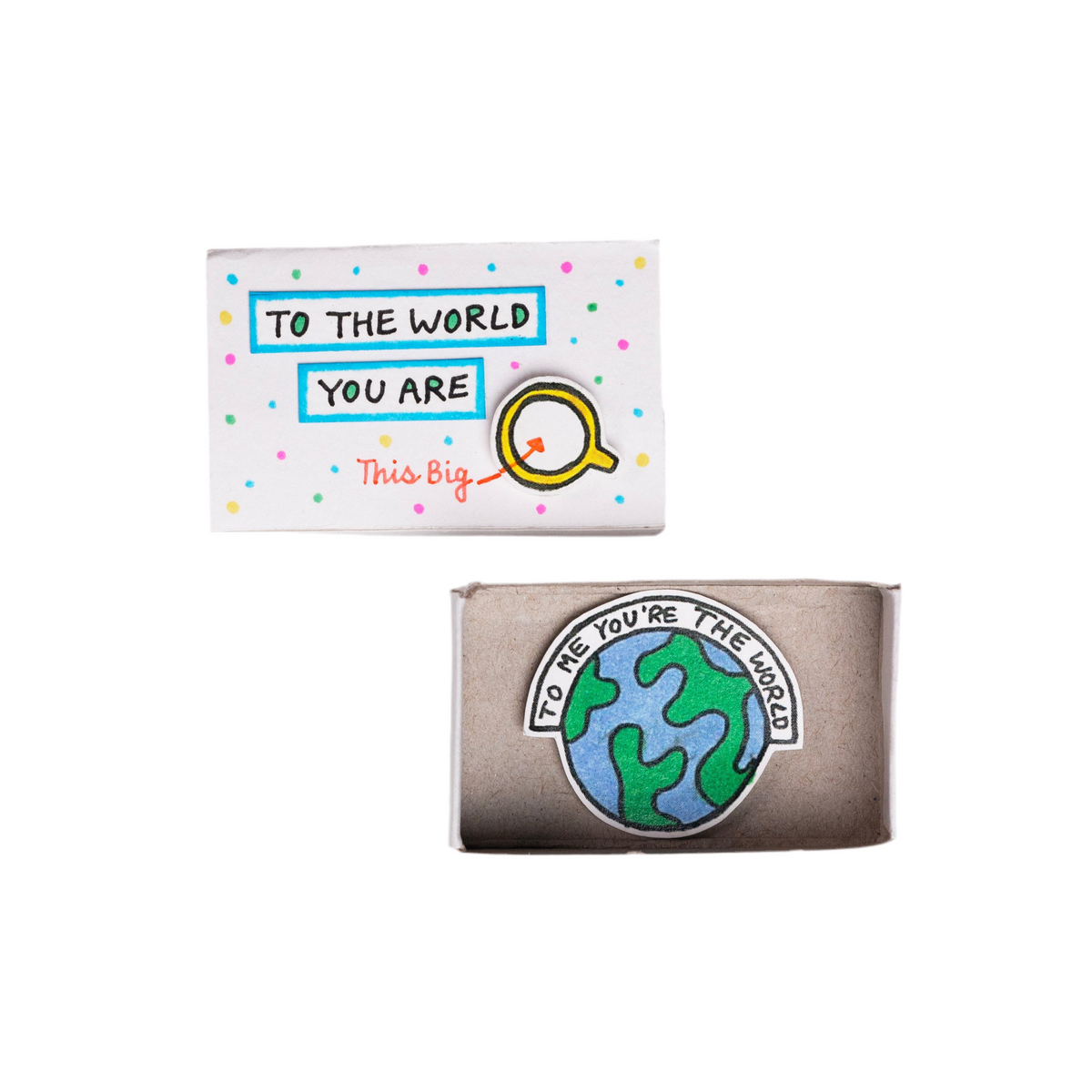 You Are The World Matchbox